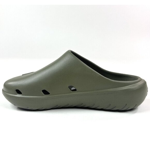 Adidas Adicane Unisex Olive Green Closed Toe Slide Sandals HQ9917 - Picture 3 of 9